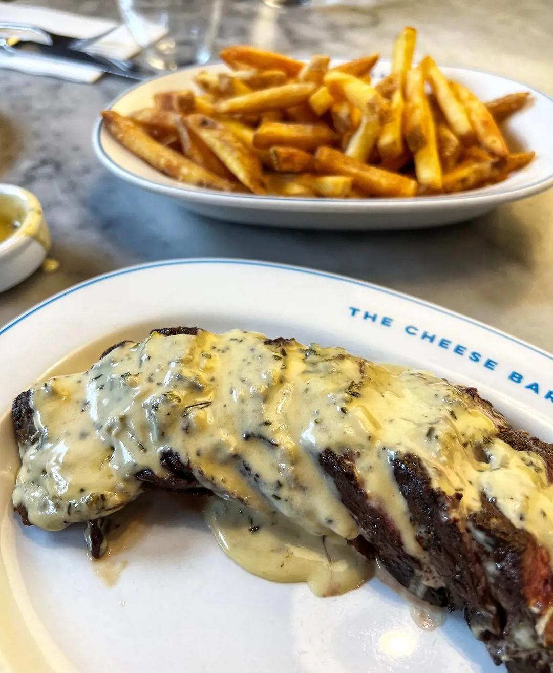 Steak + blue cheese