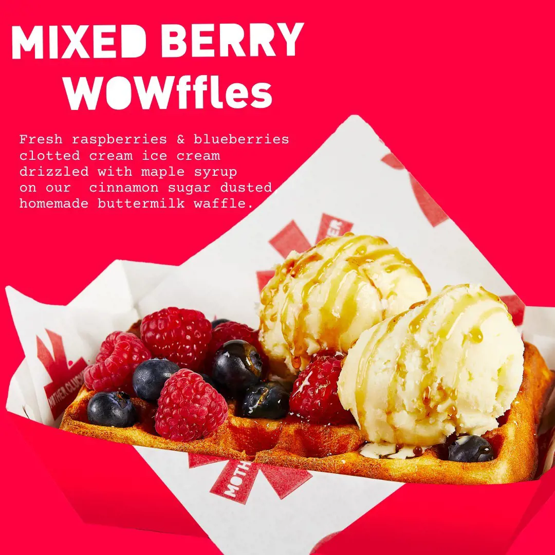 Mixed berry WOWffles
