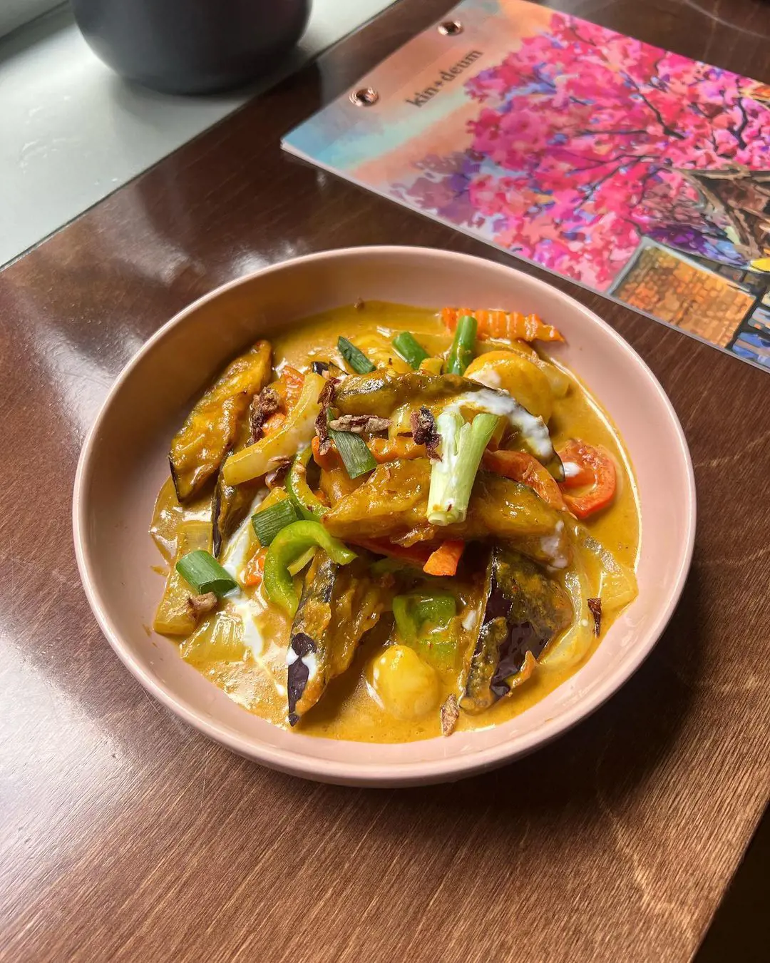 Aubergine katsu curry