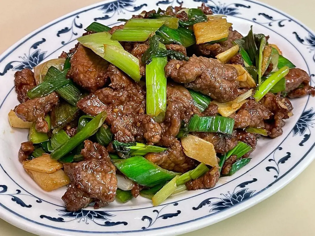 Sliced Beef & Spring Onion