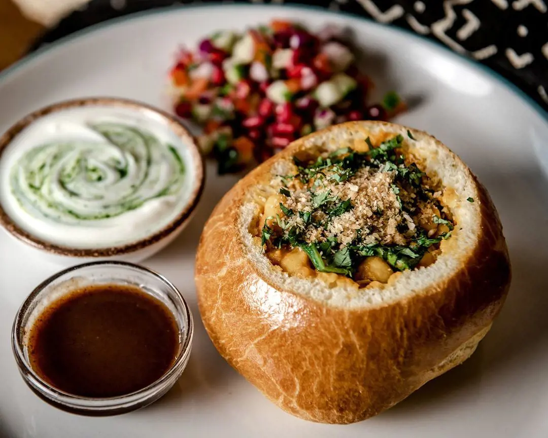 Chickpea & Spinach Bunny Chow