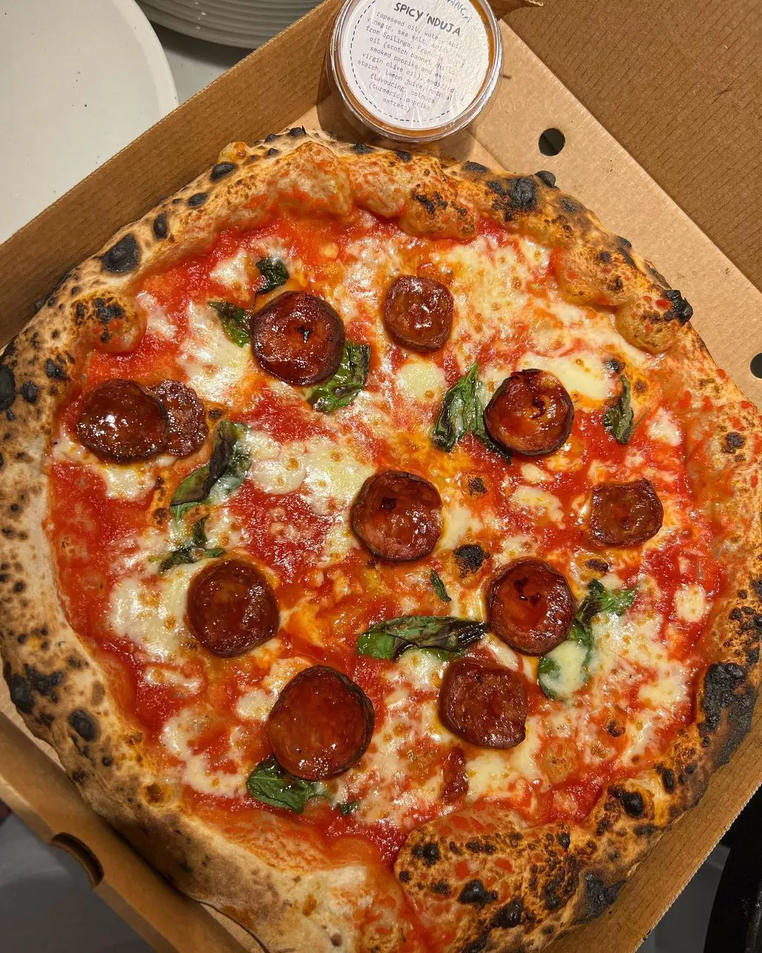 No.6 Chorizo pizza