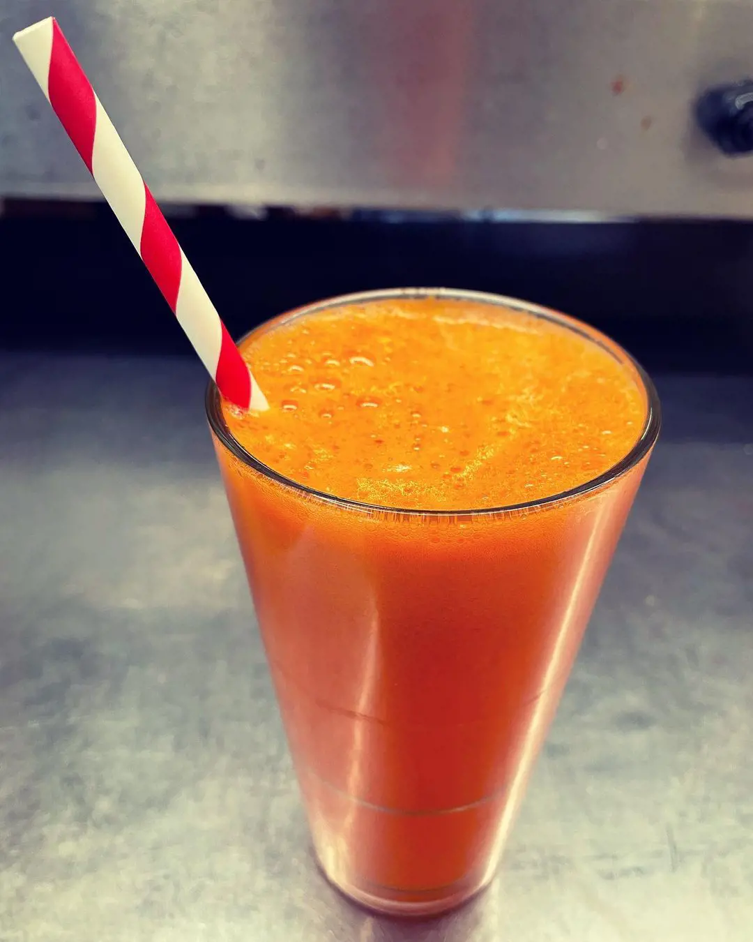 Freshly squeezed carrot & ginger juice