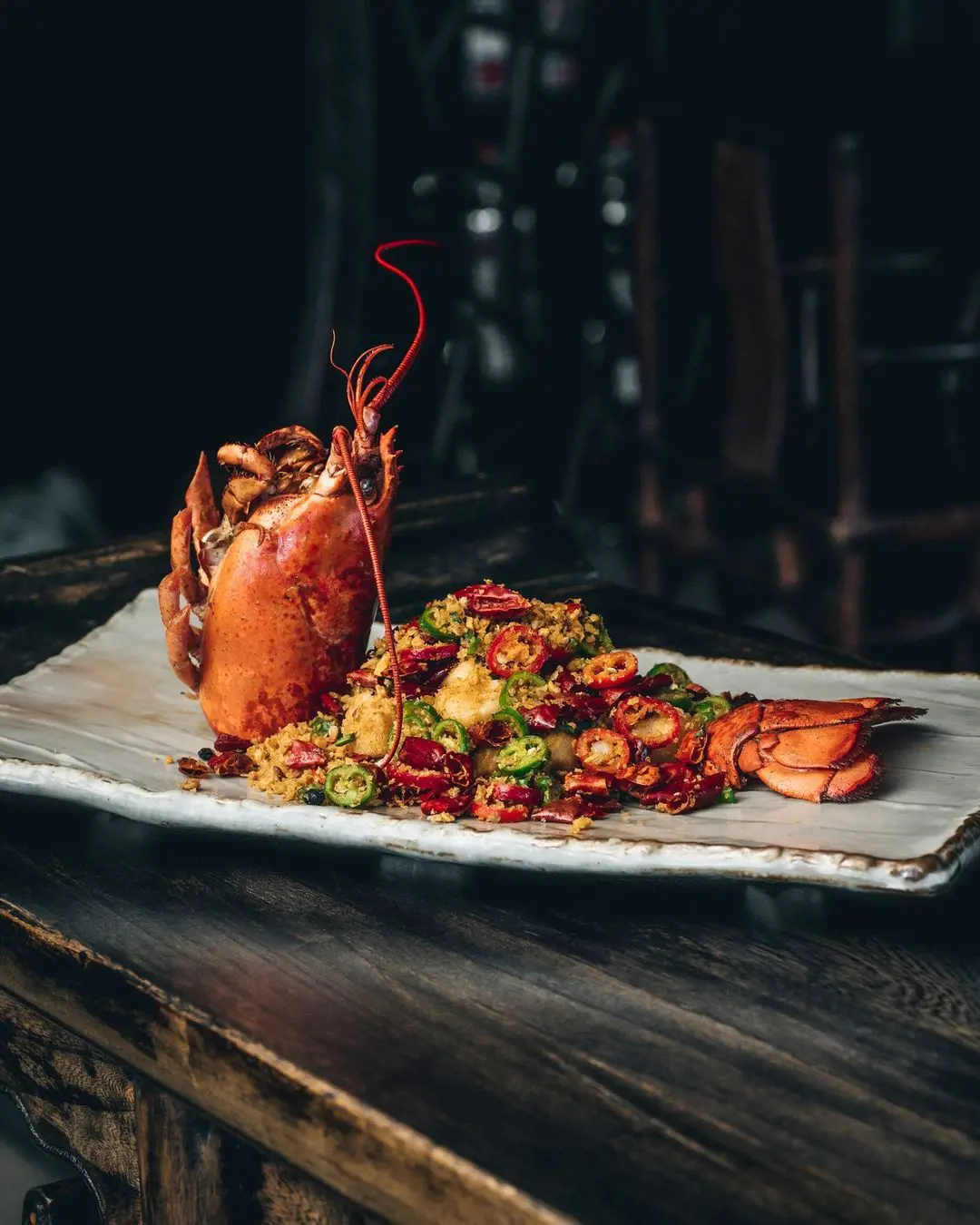 Sichuan-style deep-fried lobster
