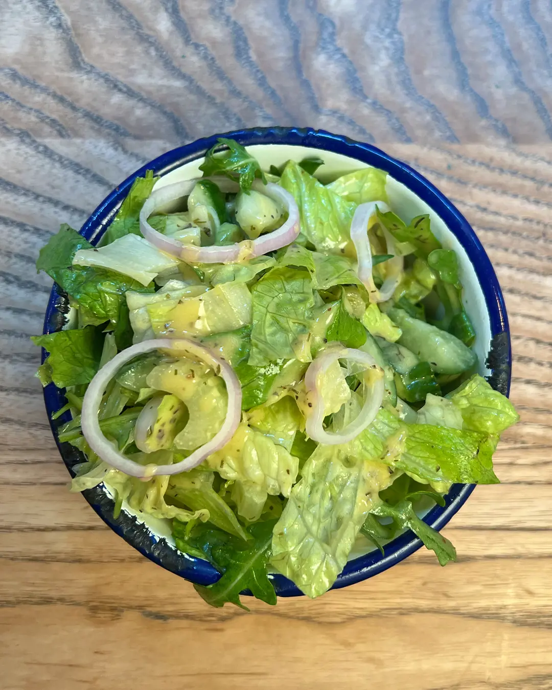 Dressed Green salad