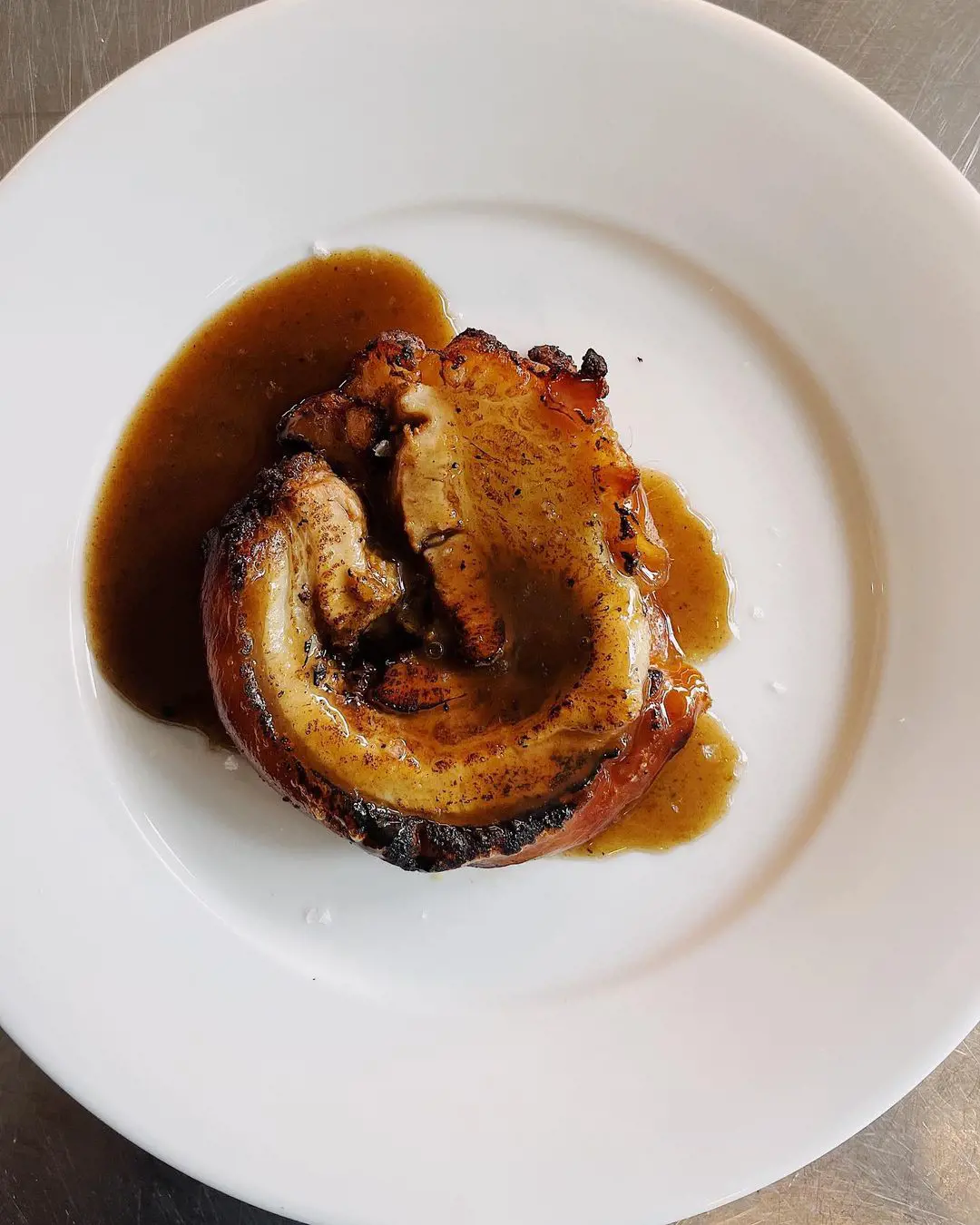porchetta with dried fig and fennel stuffing