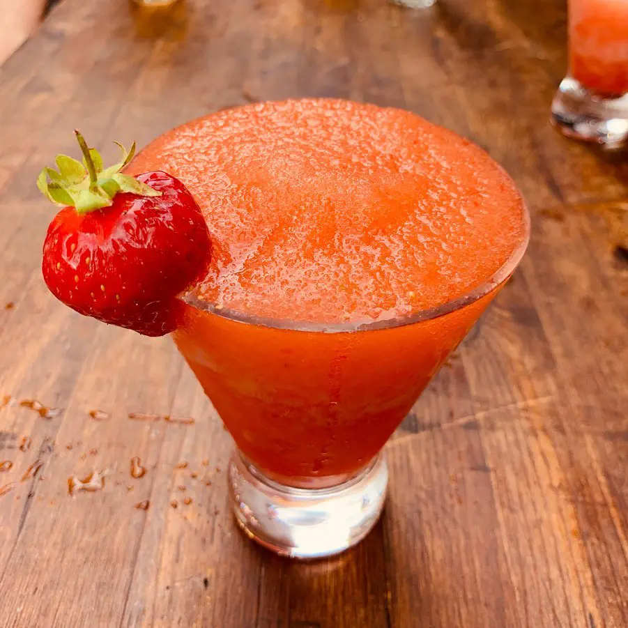 Frozen Strawberry Daiquiris and Rum Punch