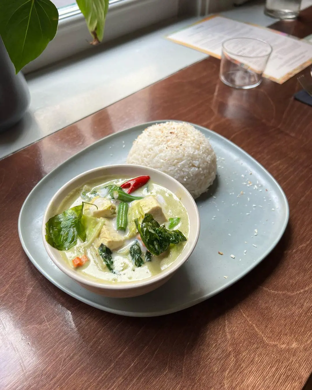 Traditional Green Curry Vegetables
