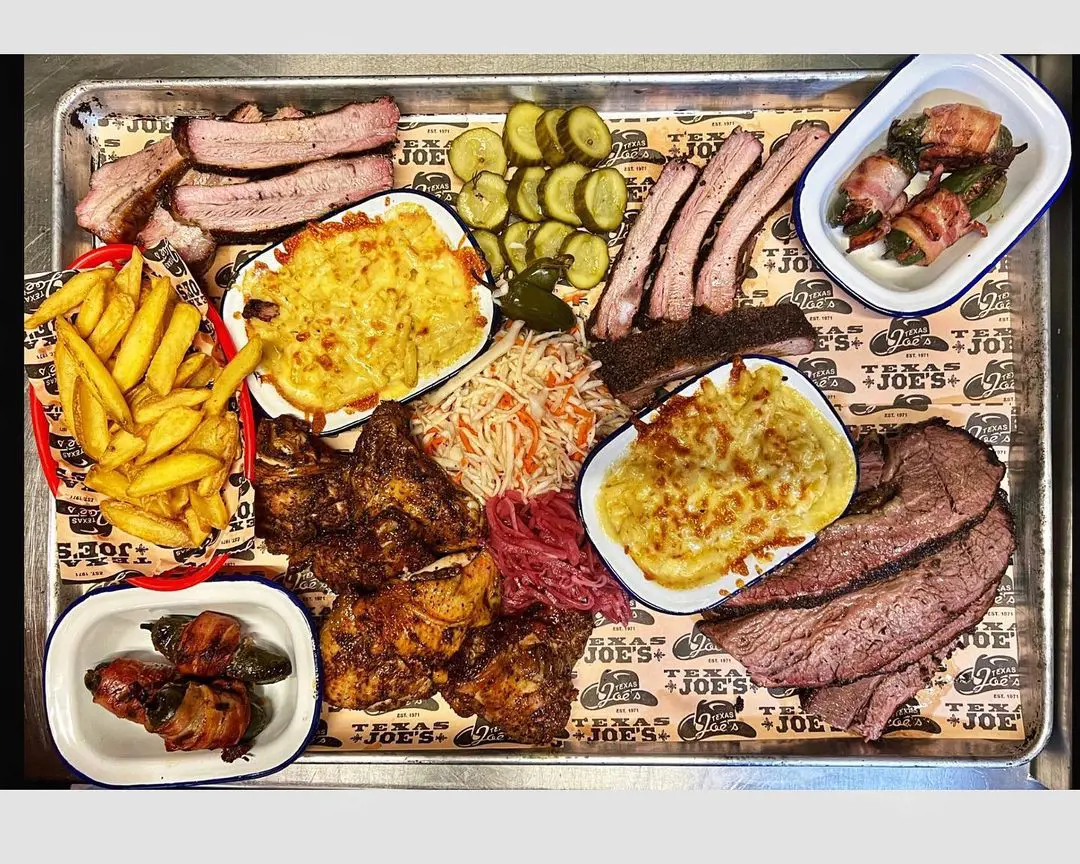 Central Texas massive meat platter